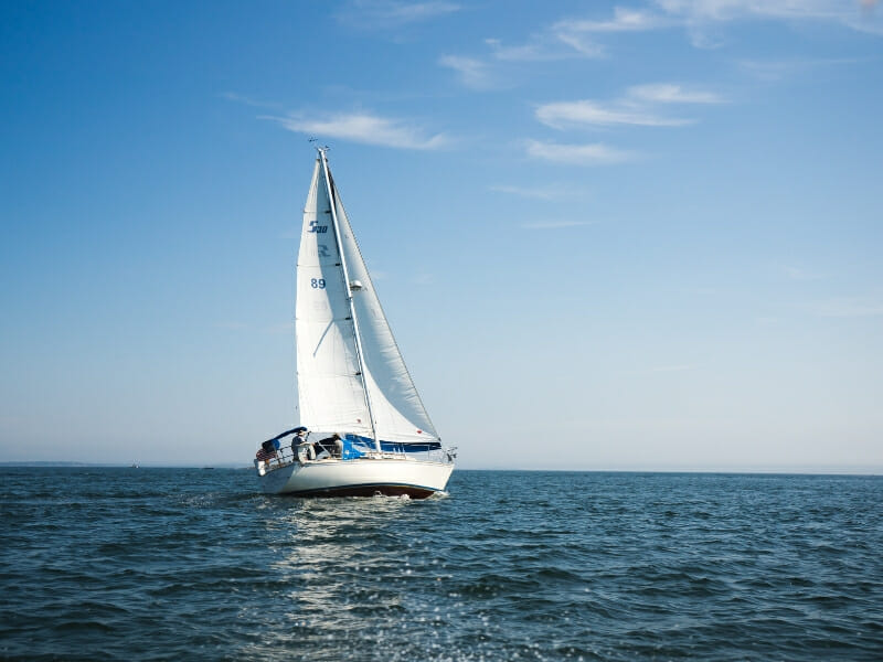 sailling in penobscot bay on sailboat - best things to do in rockport maine