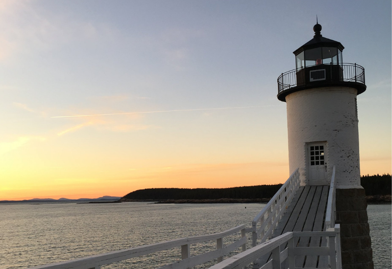 best lighthouses midcoast maine camden rockport rockland maine - isle au haut lighthouse