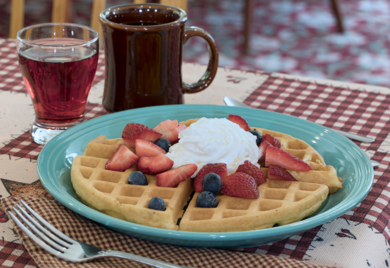 hearty breakfast at camden maine hotel