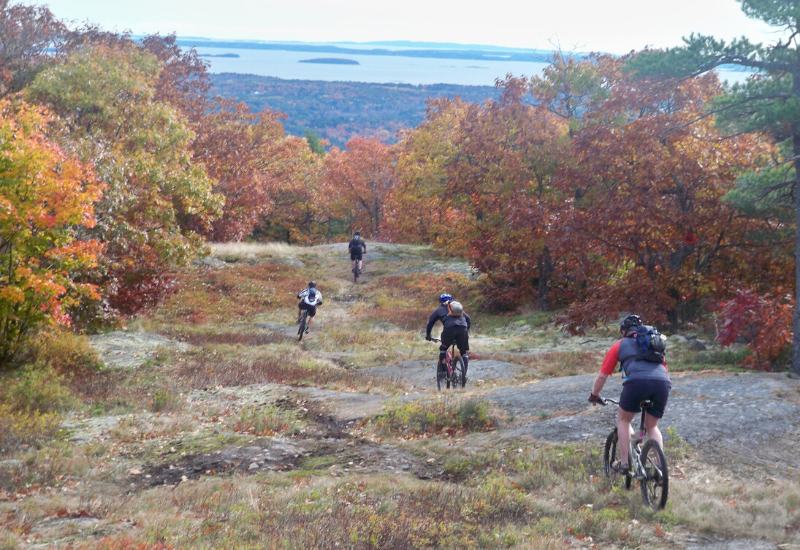 Camden Snow Bowl mountain biking