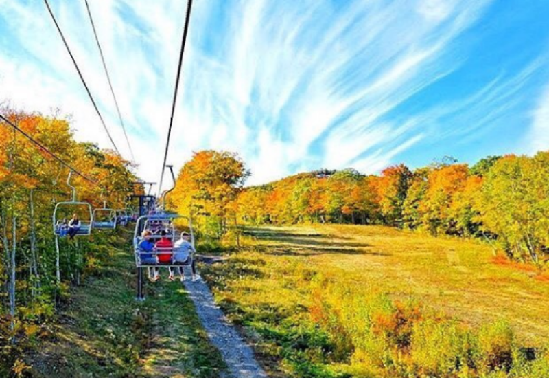 Camden Snow Bowl in Fall