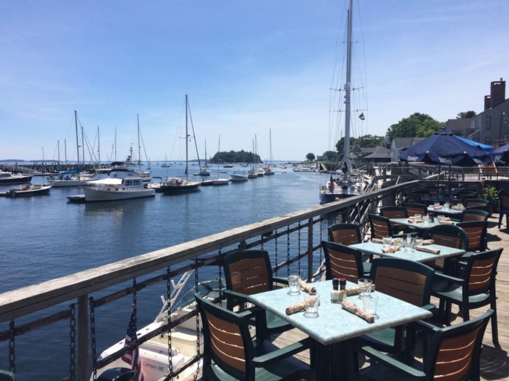 waterfront restaurant camden maine