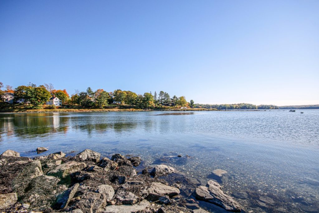 Damariscotta River in fall