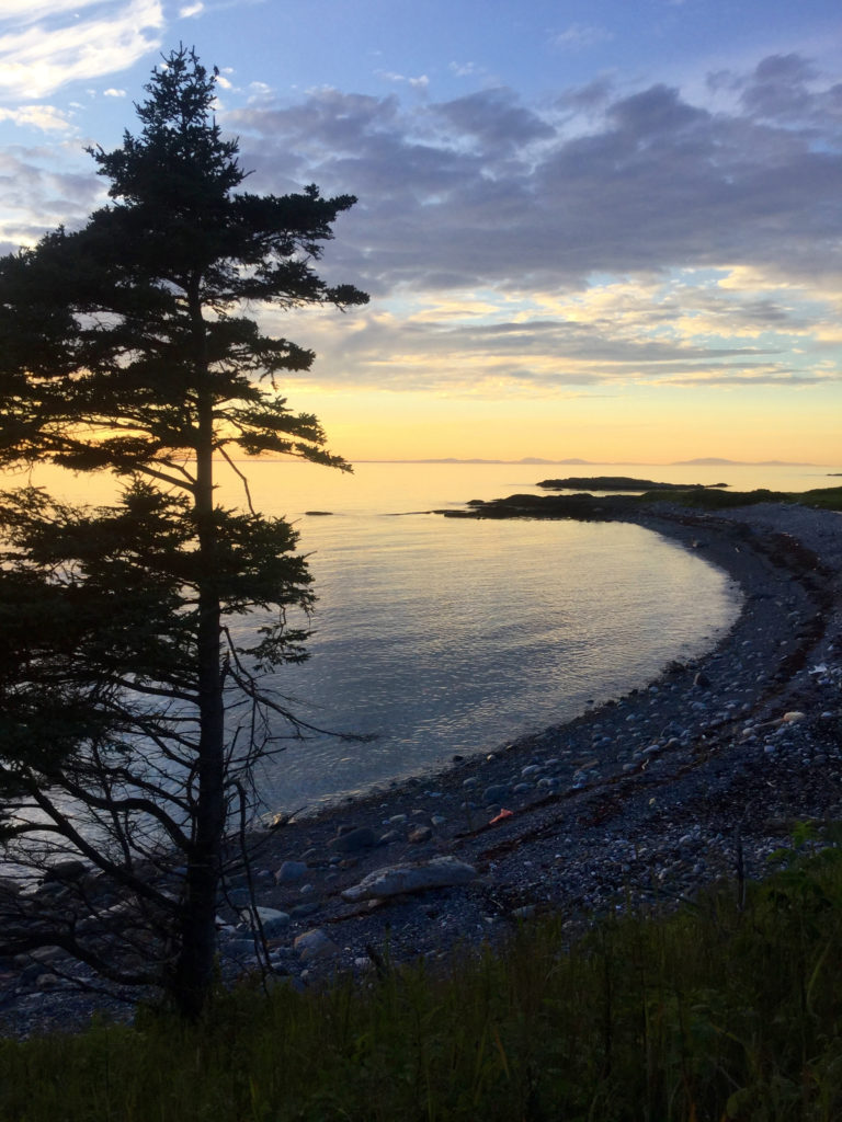 sunset on Matinicus Island Maine